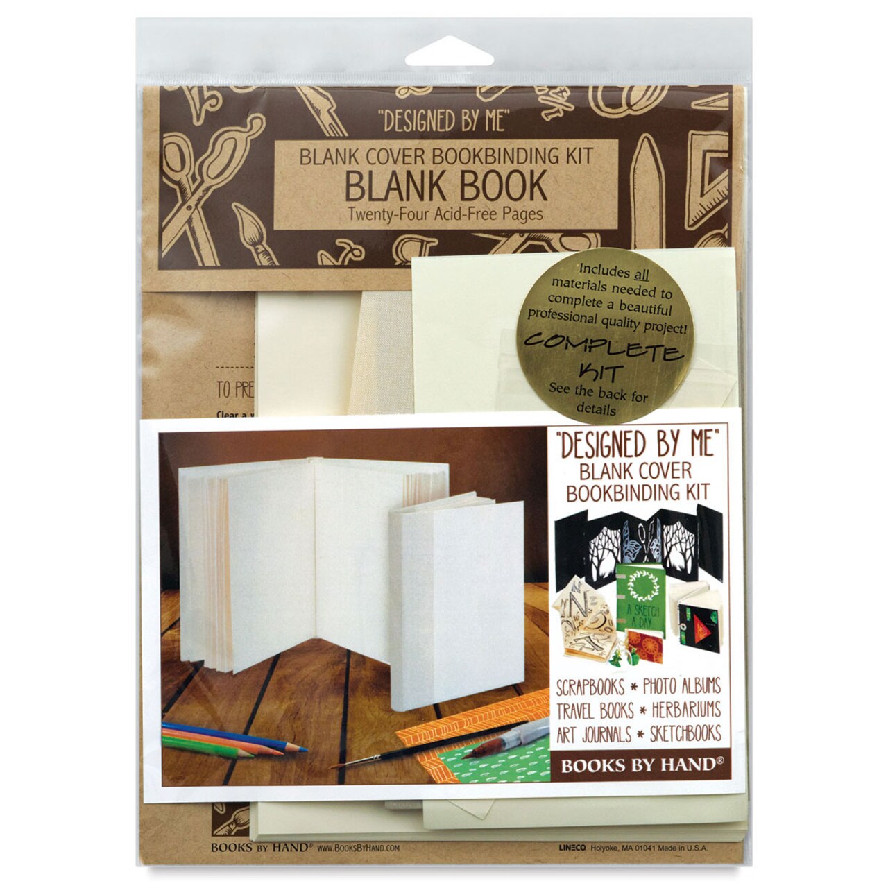 Books by Hand "Designed by Me" Blank Cover - Classic Codex Style Book Kit